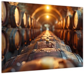 Tablou - Pivniță de vinuri (70x50 cm)
