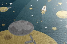 Tablou excursie neobișnuită în univers