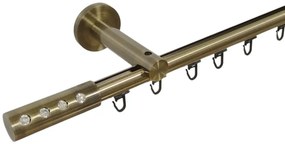 Galerie SIMPLA PRINDERE PERETE TEAVA PROFIL 19 MM -ALLURE- AUR ANTIC (Alege marime: 120 cm)