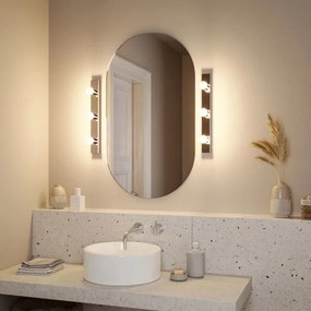 Corp de iluminat pentru oglindă de baie Paulmann 80096 3xE14/40W IP44 REGULA 230V crom