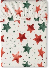 Cearsaf din microfibra COLORFUL STARS colorat 180x200 cm