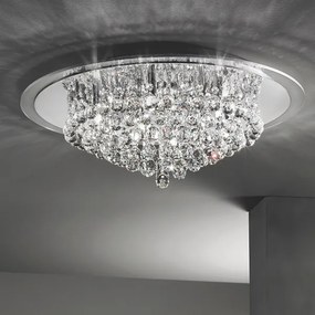 Plafonieră de cristal Orion DLU 2378/9/62 GLORIA 9xG9/40W/230V d. 62 cm crom