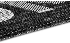 Covoraș intrare Hanse Home Weave Smiley, 50x80 cm, gri antracit