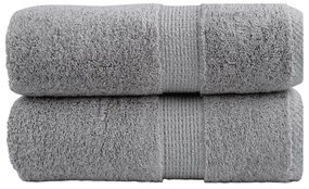 vidaXL Prosoape oaspeți premium SOLUND, 2 buc. gri 30x50cm 600gsm