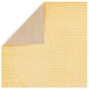 Covor galben 160x230 cm Muse Yellow Geometric – Asiatic Carpets