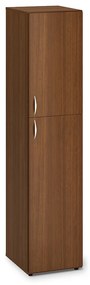 Dulap înalt îngust ProOffice 40 x 47 x 178 cm, dreapta, nuc