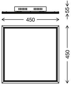 Panou LED RGB dimabil Telefunken 301606TF LED/24W/230V 4000K + telecomandă
