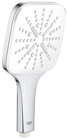 Para dus Grohe Rainshower Eco SmartActive 130 Cube cu 3 jeturi, crom  alb (moon white)