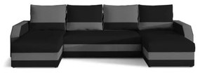 Colțar Marion 312cm negru
