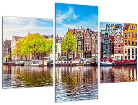 Tablou - Case dansatoare, Amsterdam (90x60 cm)