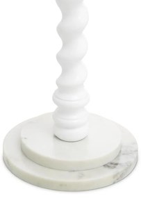 Lampa de podea LUX, Lemn, Tesatura, Alb, Massimo