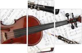 Tablou - Unelte muzicale (90x60 cm)