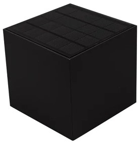 LED lampă solară de perete cu senzor, 9W, 3,7V, 3000/4000/5000K, IP65, negru