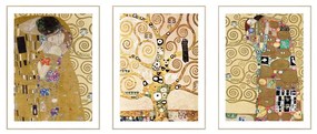 Tablouri reproduceri 3 buc. 30x40 cm Klimt – knor