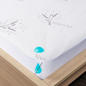 4Home Lavender Protector impermeabil pentru salteacu tiv, 160 x 200 cm + 30 cm, 160 x 200 cm