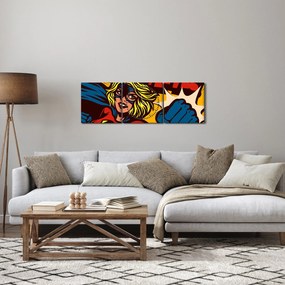 Tablou - Comix (cu ceas) (90x30 cm)