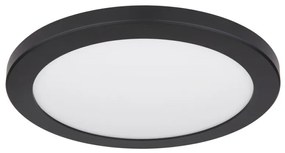 Plafoniera LED design modern, diametru 29,8cm, LASSE negru 12379-24B GL