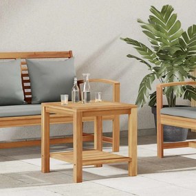 vidaXL Masă de cafea Maro 45 x 45 x 45 cm Lemn masiv de tec