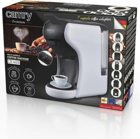La mâna a doua: Espressor cafea macinata si capsule 9 in 1 Camry CR 4414, 3000W, 19 bar, Negru/Alb