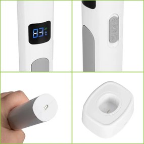 Paletă LED electrică anti-insecte 2 în 1 1200 mAh/5V alb