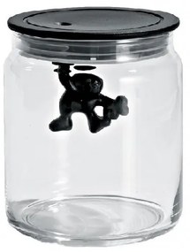 Recipient din sticlă Gianni, negru, diametru 10.5 cm - Alessi