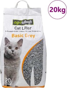 vidaXL Așternut pentru pisici pudră pentru copii parfumat Bentonit 20L