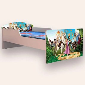 RAPUNZEL Mic 2-8 ani Simplu Cu  saltea