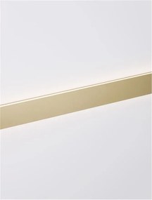 Aplica LED pentru baie cu protectie IP44 SELINE aurie L-90cm