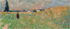 Tablou - Georges Seurat, A Summer Landscape, reproducere (120x50 cm)