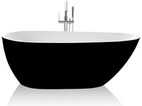 Cada freestanding ovala Elise Black 170x75 cm ( Un pic zgariata exteior )