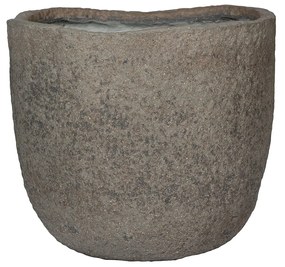 Ghiveci de flori Mt. Russell, diorit gri, dimensiuni multiple - Ghivece de ceramică mărimea: L - ⌀ 51, h. 44 cm