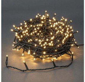 Nedis CLLS720 - LED șir exterior Crăciun 720 LED/7 funcții 57m IP44 alb cald