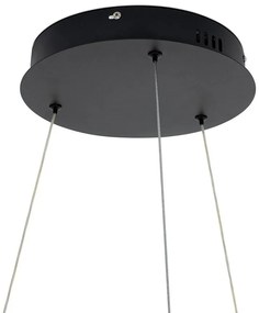 Lustra LED cu telecomanda Garden 90 negru