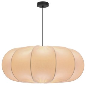 Lustră albă cu abajur textil ø 52 cm Cafee – Candellux Lighting