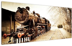 Tablou - Locomotiva istorică (120x50 cm)