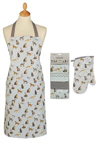 Set cu prosoape, șorț și mănușă de bucătărie 5 buc. Curious Cats – Cooksmart ®