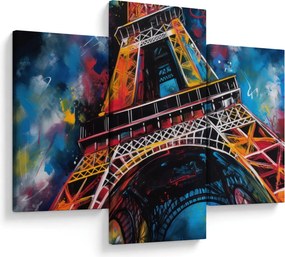 Tablou - Pictură a Turnului Eiffel II. (90x60 cm)