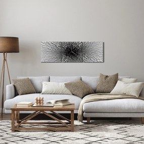Tablou - Centrul (cu ceas) (90x30 cm)