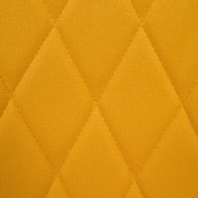 Scaun de birou, material galben/alb, SANTY
