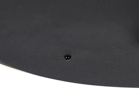 Lampa de podea moderna neagra cu LED reglabil cu brat de citit - Strela