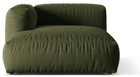 Modul pentru canapea modulară verde (cu colț pe partea stângă ) Martina – Micadoni Home