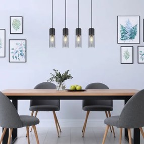 Lustră pe cablu ANNIKA 4xE27/25W/230V Globo 21000-4HB