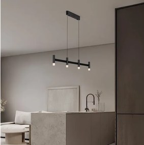 Lustra liniara cu 4 spoturi LED 3000K POETIC negru