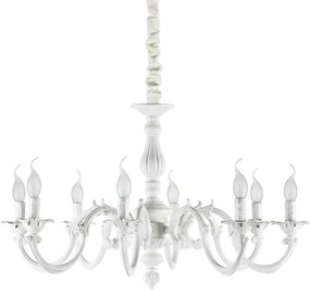 Candelabru elegant design clasic JUSTINE SP8 alb 197524