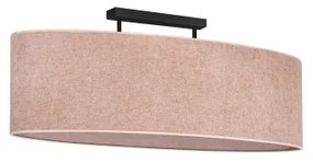 Lustră aplicată Duolla OVAL 2xE27/15W/230V roz