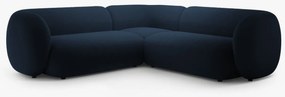 Coltar Kate 5 locuri catifea Salvador L252 cm