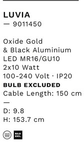 Lampadar design minimalist LUVIA NVL-9011450