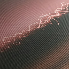 Tablou abstract (cu ceas) (90x30 cm)