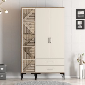 Dulap de haine Kiara PT (Nuc + Crem). 1088434