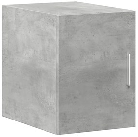 846092 vidaXL Dulap de perete, gri beton, 30x42,5x40 cm, lemn prelucrat